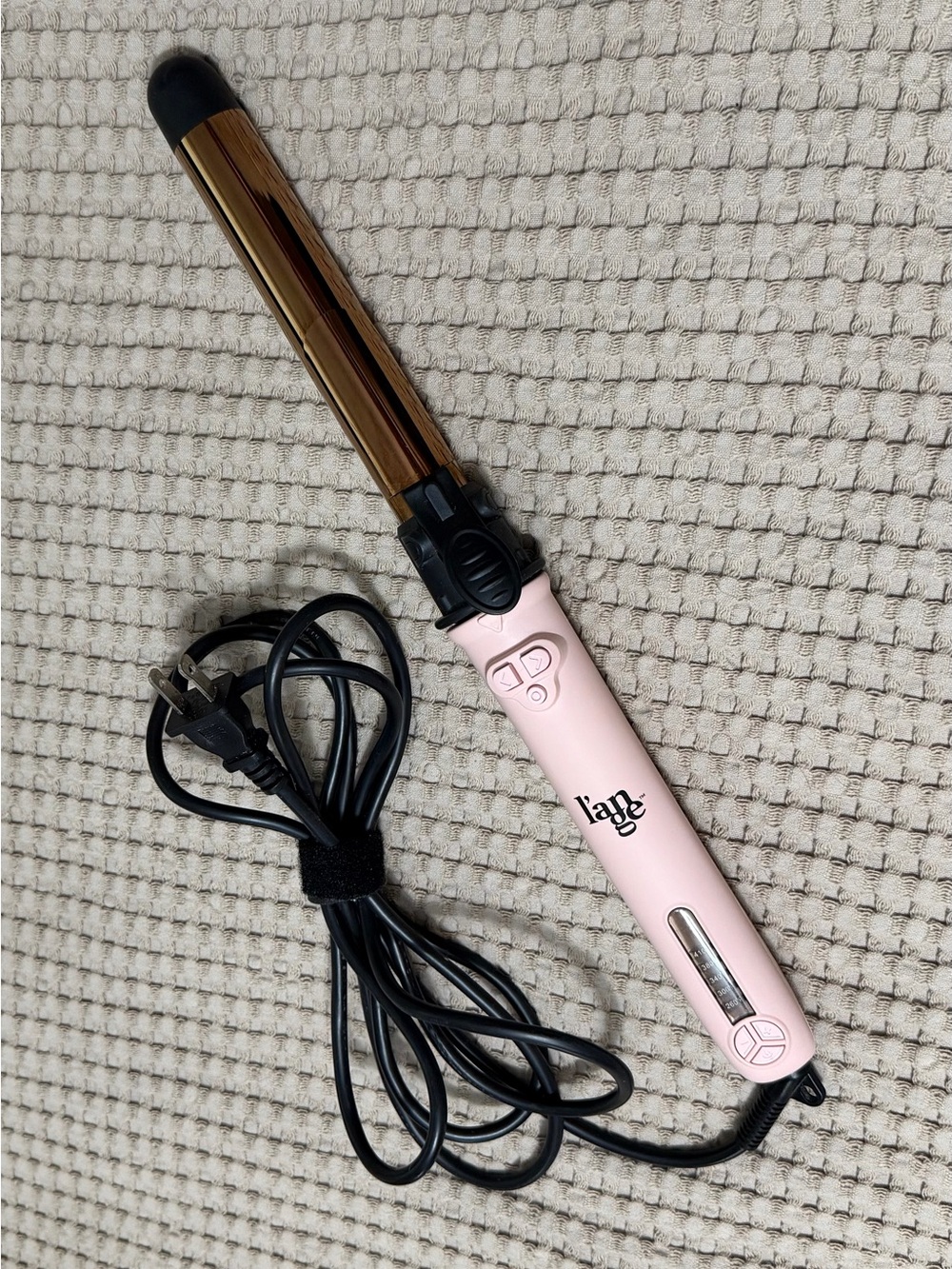 Lange Pink and Gold Curling Iron